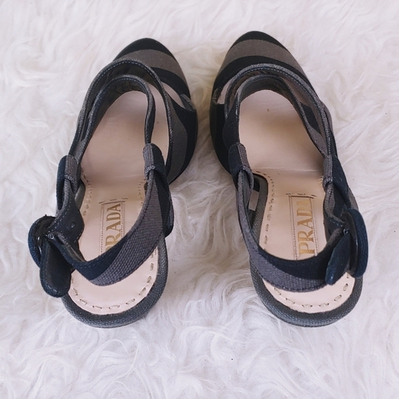 PRADA Striped Heel Pump - Picture 6 of 10